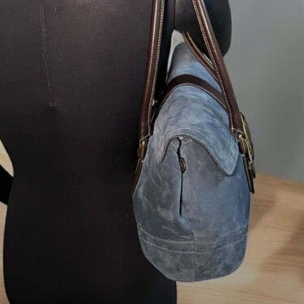 Coach Blue and Brown Satchel Set Vintage. - Picture 11 of 12